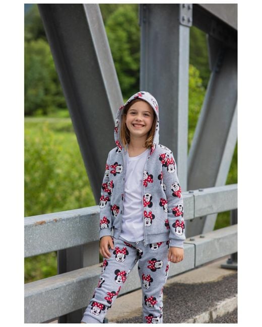 Minnie mouse zip up hoodie toddler hot sale