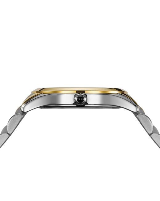 Balmain Metallic Swiss Classic R Diamond Accent Two-tone Stainless Steel Bracelet Watch 34mm