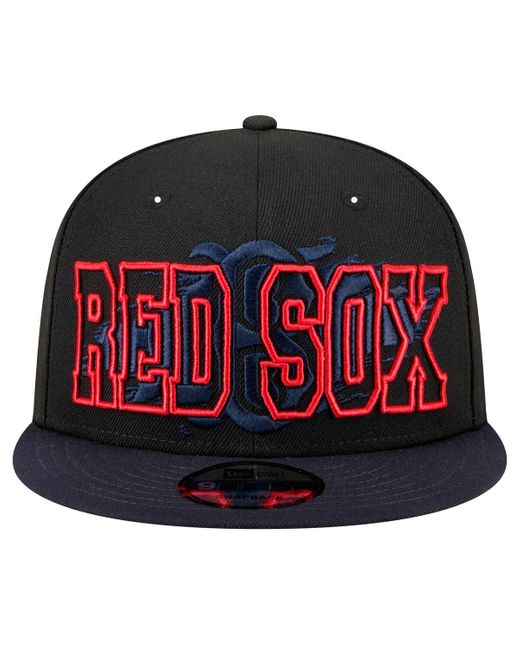 KTZ Boston Red Sox Splatter 9fifty Snapback Hat for men