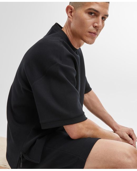 Mode Of One Black Regular-fit Crewneck Sweatshirt for men