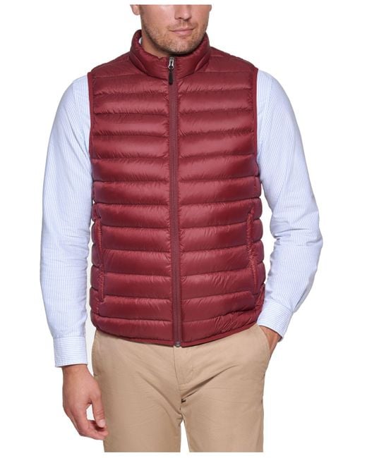Club Room Synthetic Quilted Packable Puffer Vest, Created For Macy's in ...