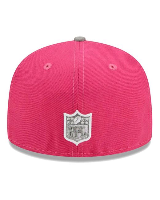 KTZ Pink Graphite Dallas Cowboys 2 tone Color Pack 59fifty Fitted