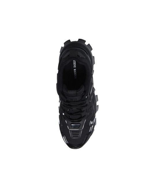 Steve Madden Black Ponce Fashion Sneakers for men