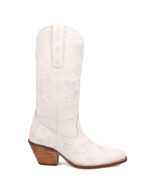 Dingo White Love Bug Leather Boot