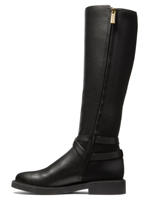 Michael Kors Black Mandy Knee High Boots