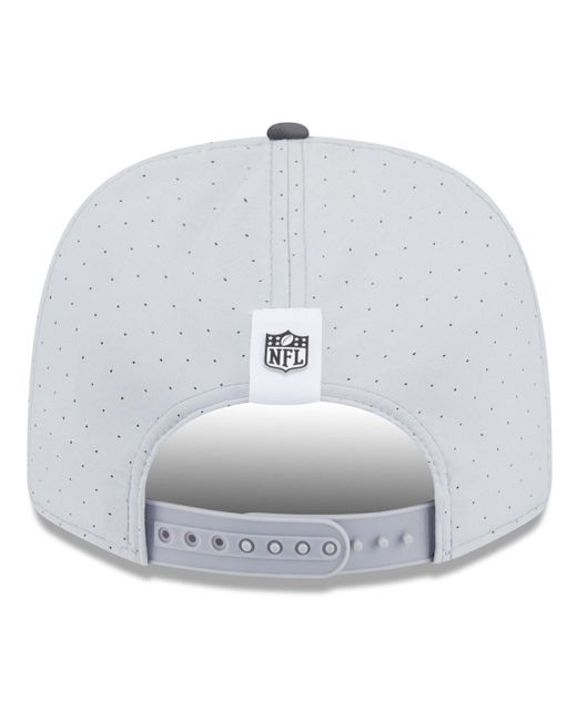 KTZ Gray/graphite Atlanta Falcons 2025 Nfl Training Camp 9seventy Adjustable Hat for men