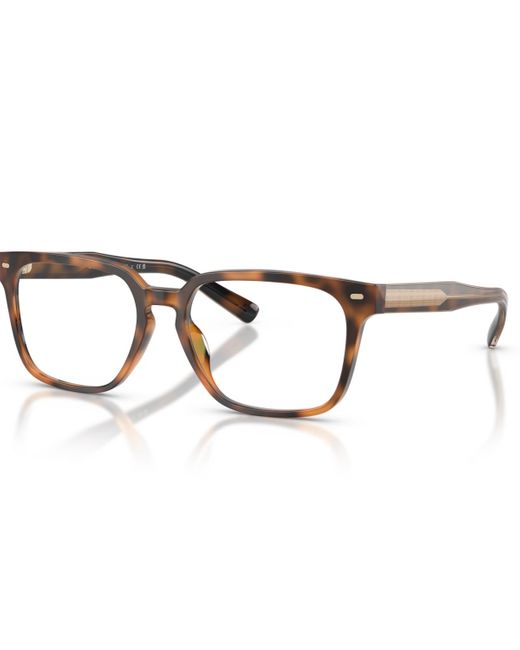 Brooks Brothers Brown Rectangle Eyeglasses for men
