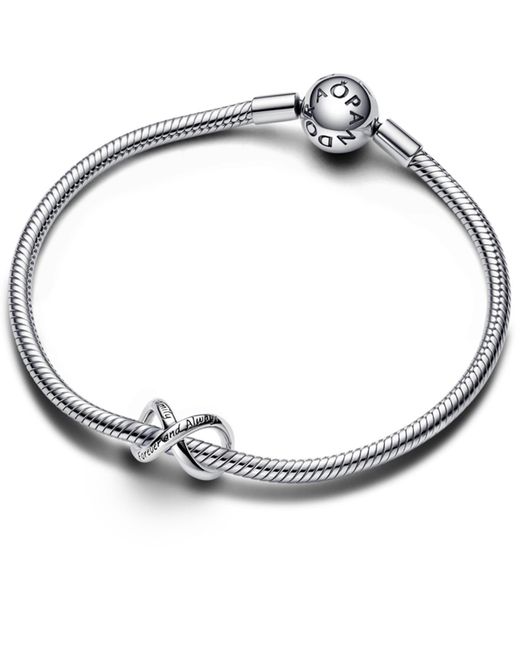 Pandora White Forever Always Infinity Charm