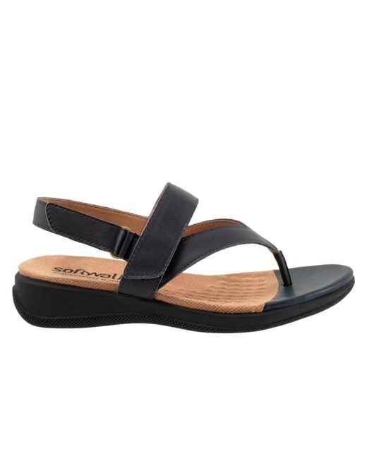 Softwalk® Blue Tracy Sandal
