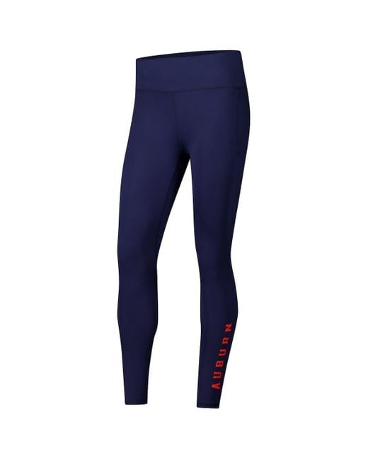 Under Armour Blue Auburn Tigers Meridian Luxe Performance leggings