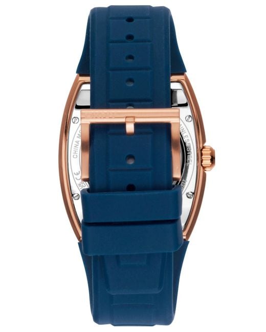 DKNY Blue Urban Automatic Silicone Strap Watch for men