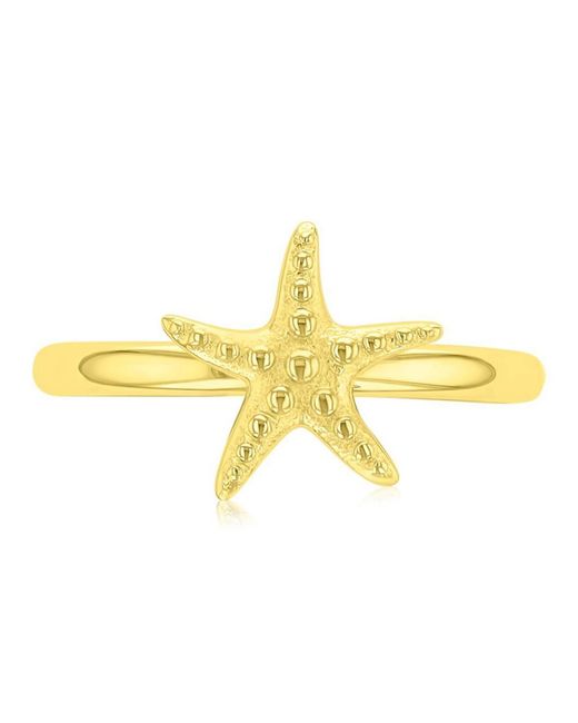 Roxy Metallic Waterproof Yellow Starfish Toe Ring
