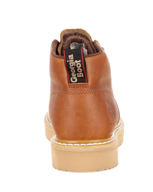 Georgia Boot Brown Wedge Chukka Work Boot