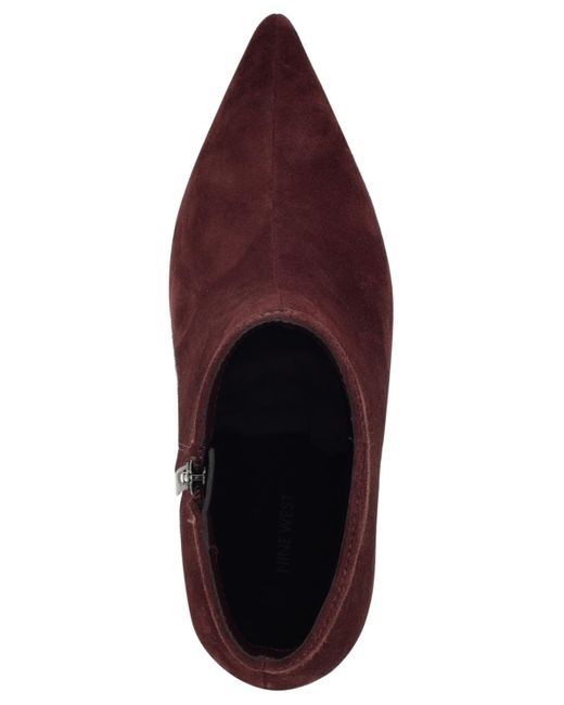 Nine West Purple Narend Pointy Toe Stiletto Dress Booties