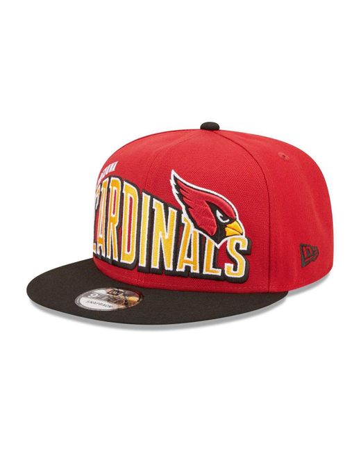 KTZ Cardinal Black Arizona Cardinals Wordmark Flow 9fifty