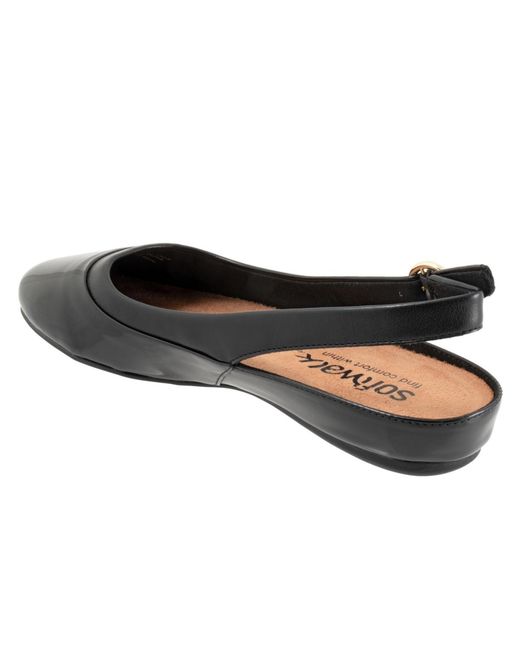 Softwalk® Black Sheffield Slingback