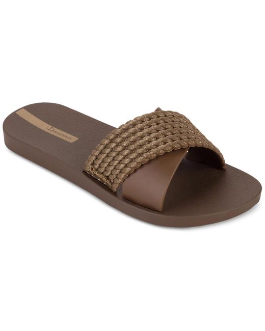 Ipanema Brown Street Ii Water-resistant Slide Sandals