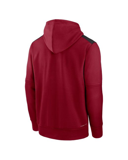 Nike Red Arizona Diamondbacks Authentic Collection Performance Pullover Hoodie for men