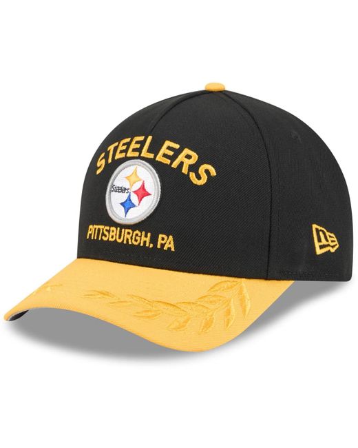 KTZ Multicolor Black/yellow Pittsburgh Steelers 2025 Nfl Draft 9forty A-frame M-crown Adjustable Hat for men