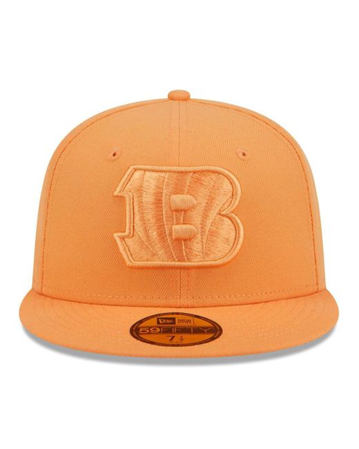 KTZ Orange Cincinnati Bengals Color Pack 59fifty Fitted Hat for men