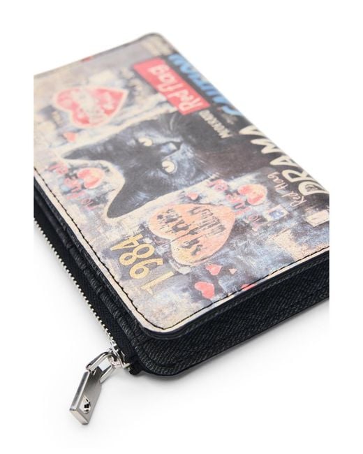 Desigual White Medium Printed Wallet
