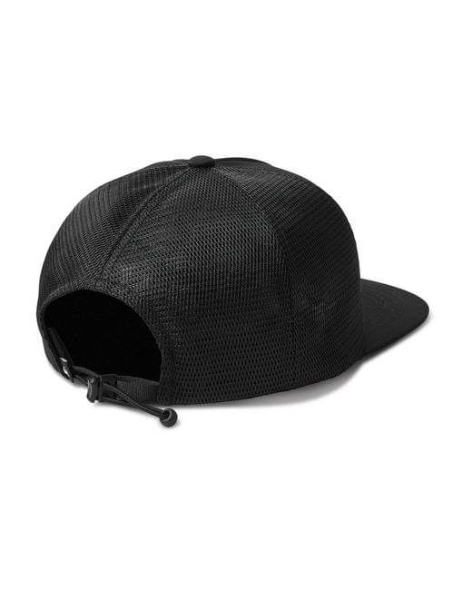Quiksilver Black Mini Ripper Trucker Hat for men