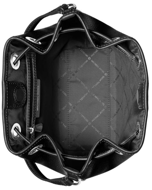 Michael Kors Black Avery Medium Bucket Messenger