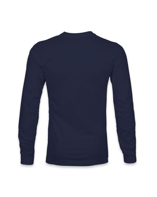 1863fc Blue Tottenham Hotspur Mono Badge Long Sleeve T-shirt for men