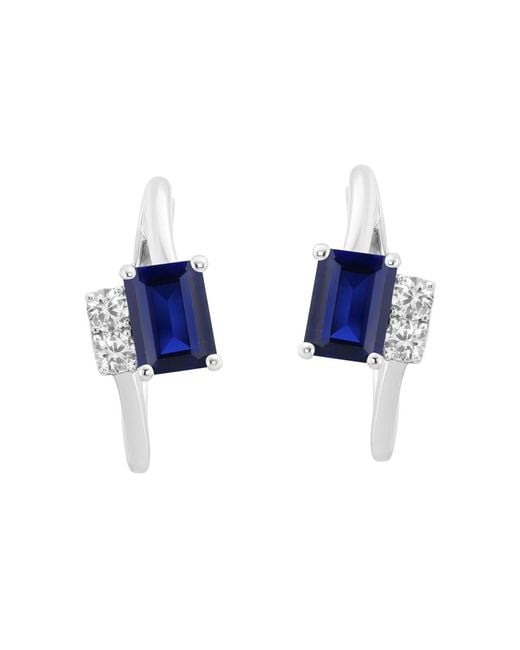 Macy's Blue Lab-grown Ruby (1-1/3 Ct. T.w.