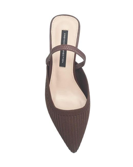 French Connection Brown Coco Pump