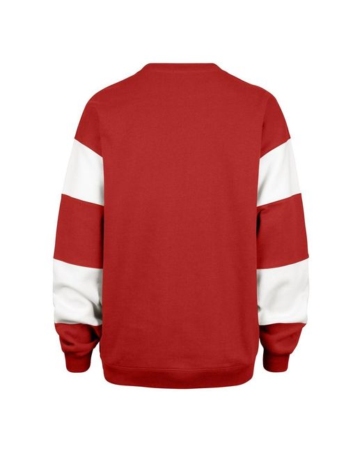 '47 Red New Jersey Devils Eephus Bar Pullover Sweatshirt