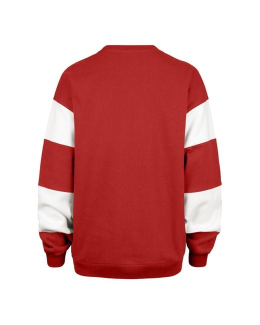 '47 Red New Jersey Devils Eephus Bar Pullover Sweatshirt