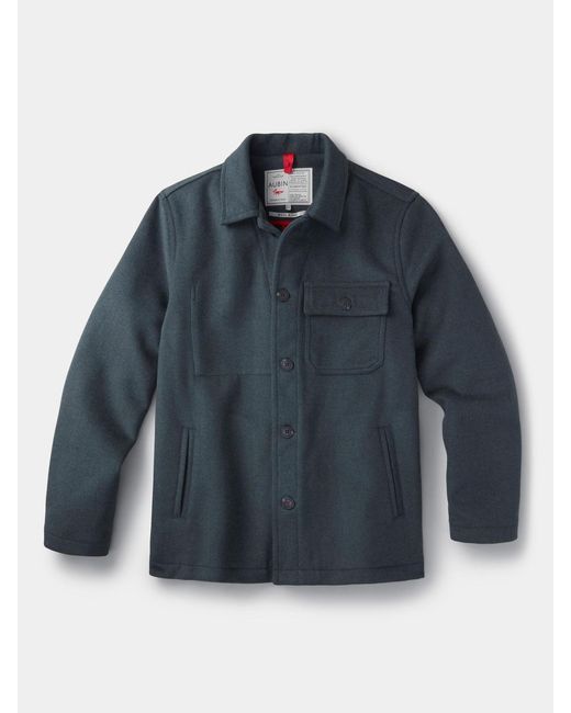 aubi Gray Nettleham Shirt Jacket for men