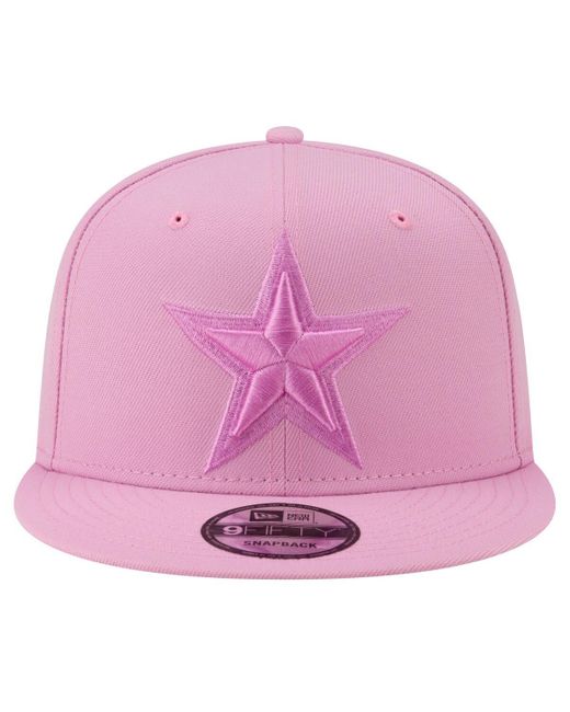 KTZ Pink Dallas Cowboys Color Pack 9fifty Snapback Hat for men