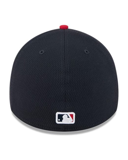 KTZ Blue Navy/red Detroit Tigers 2025 Mlb All-star Game Workout 39thirty Flex Hat for men