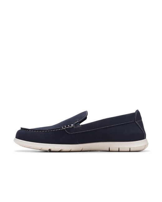 Clarks Blue Collection Flexway Step Slip On Shoes for men
