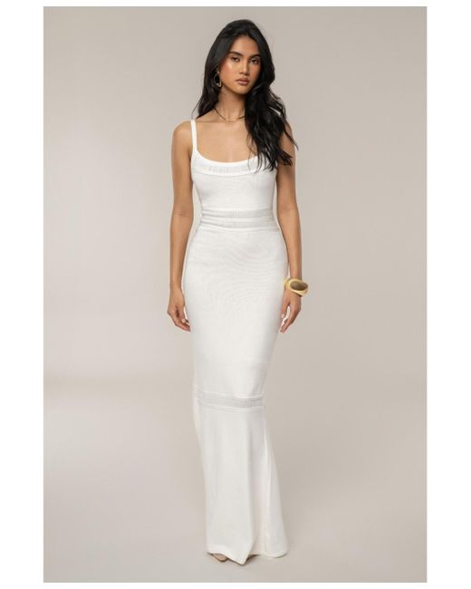 JLUXLABEL Natural Lumen Knit Maxi Dress