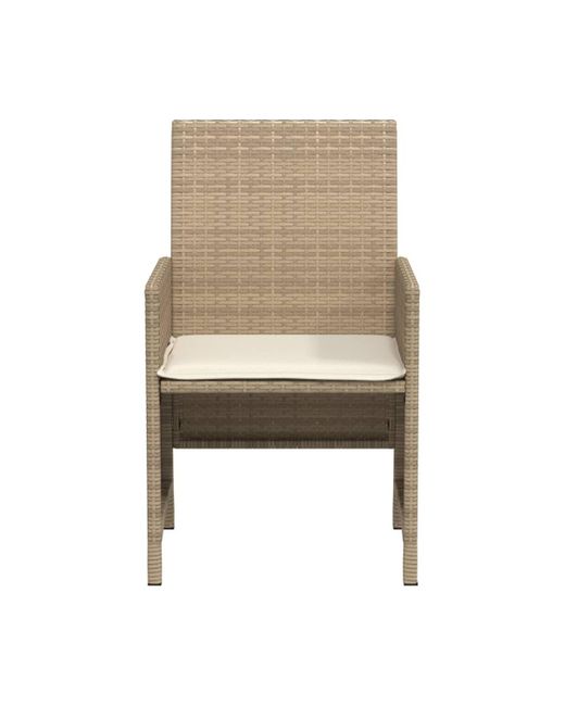 Vidaxl White 3 Piece Bistro Set