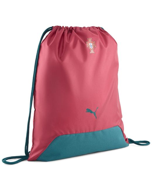 Puma Drawstring Backpack PUMA Portugal Crest Two-tone Drawstring Gym Backpack in Pink for Men | Lyst