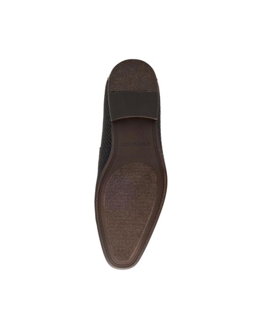Steve Madden Black Rich Velvet Jona Loafer for men