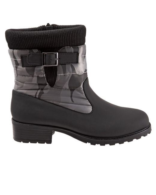 Trotters Black Berry Mid Boot