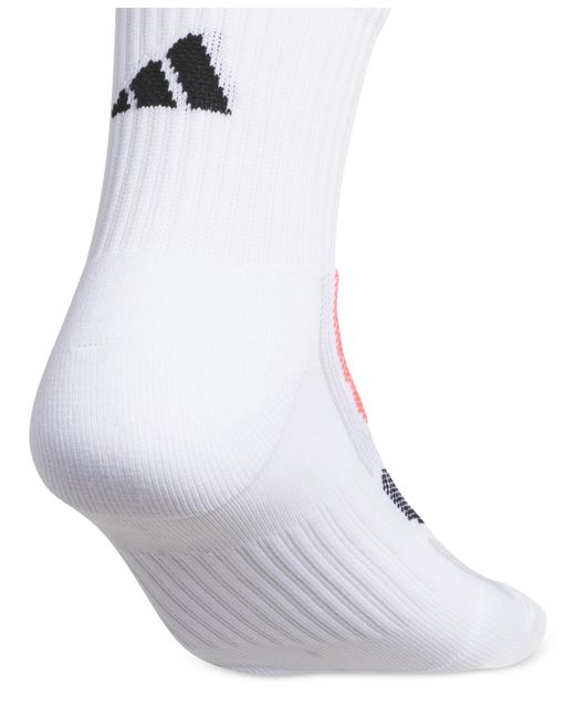Adidas White Superlite Performance High Quarter Socks