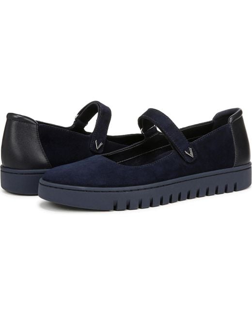 Vionic Blue Uptown Mary Jane Flats