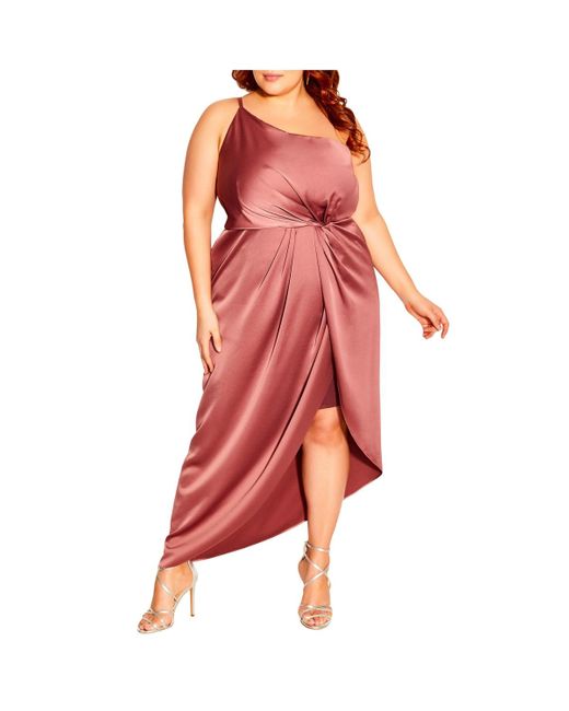City Chic Red Plus Size Sensual Dress