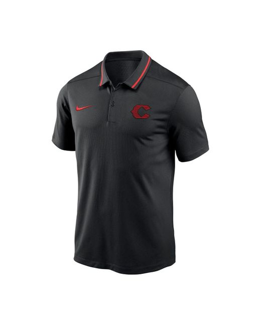 Nike Black Cincinnati Reds 2023 City Connect Knit Performance Polo Shirt  for Men | Lyst