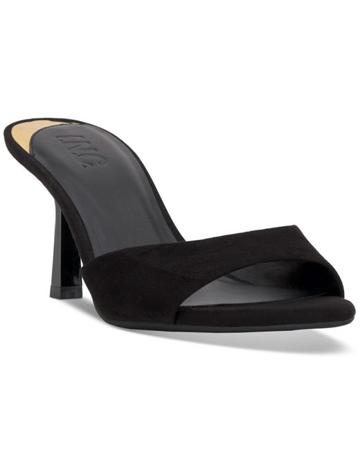 INC International Concepts Black Basaaria Dress Slide Sandals