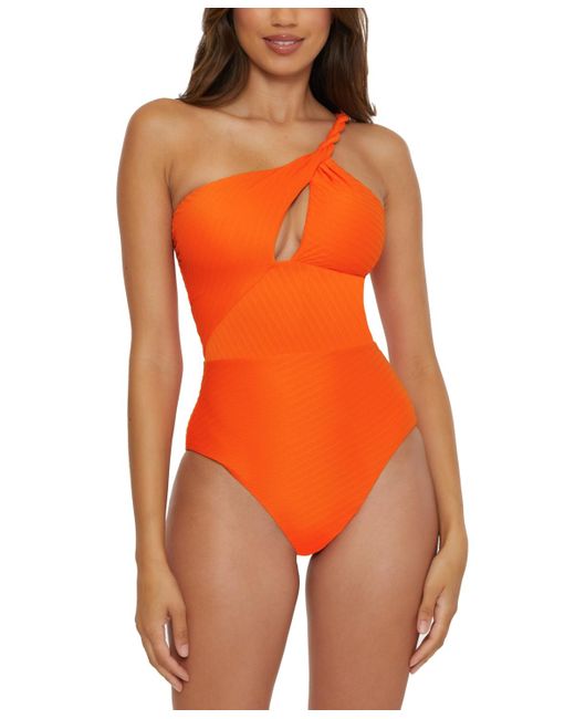 Becca Orange Catalonia One-piece Swimsuit