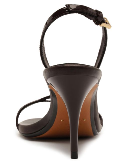 SCHUTZ SHOES Metallic Aurora Slingback Dress Sandals