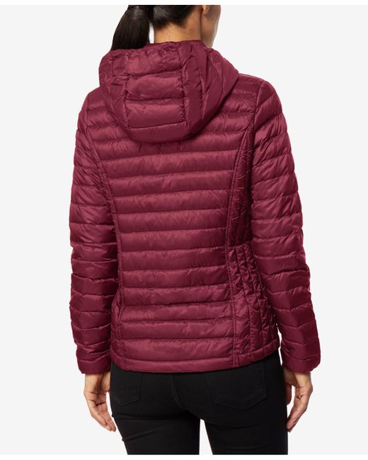 32 degrees packable hooded puffer coat