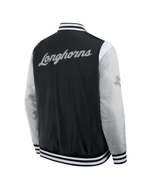 Fanatics Black Texas Longhorns Elementsâ Elite Full-snap Jacket for men